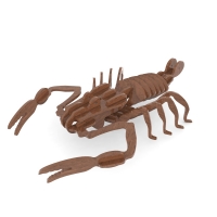 001-Деревянная пазл-модель скорпиона