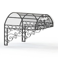 020-Козырек кованый