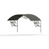 018-Козырек кованый