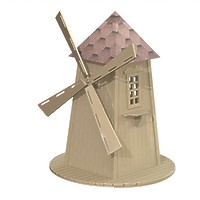 001-Мельница декоративная для сада